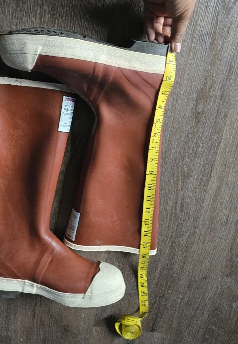 Steel Toe Rubber Work Boots Size 7